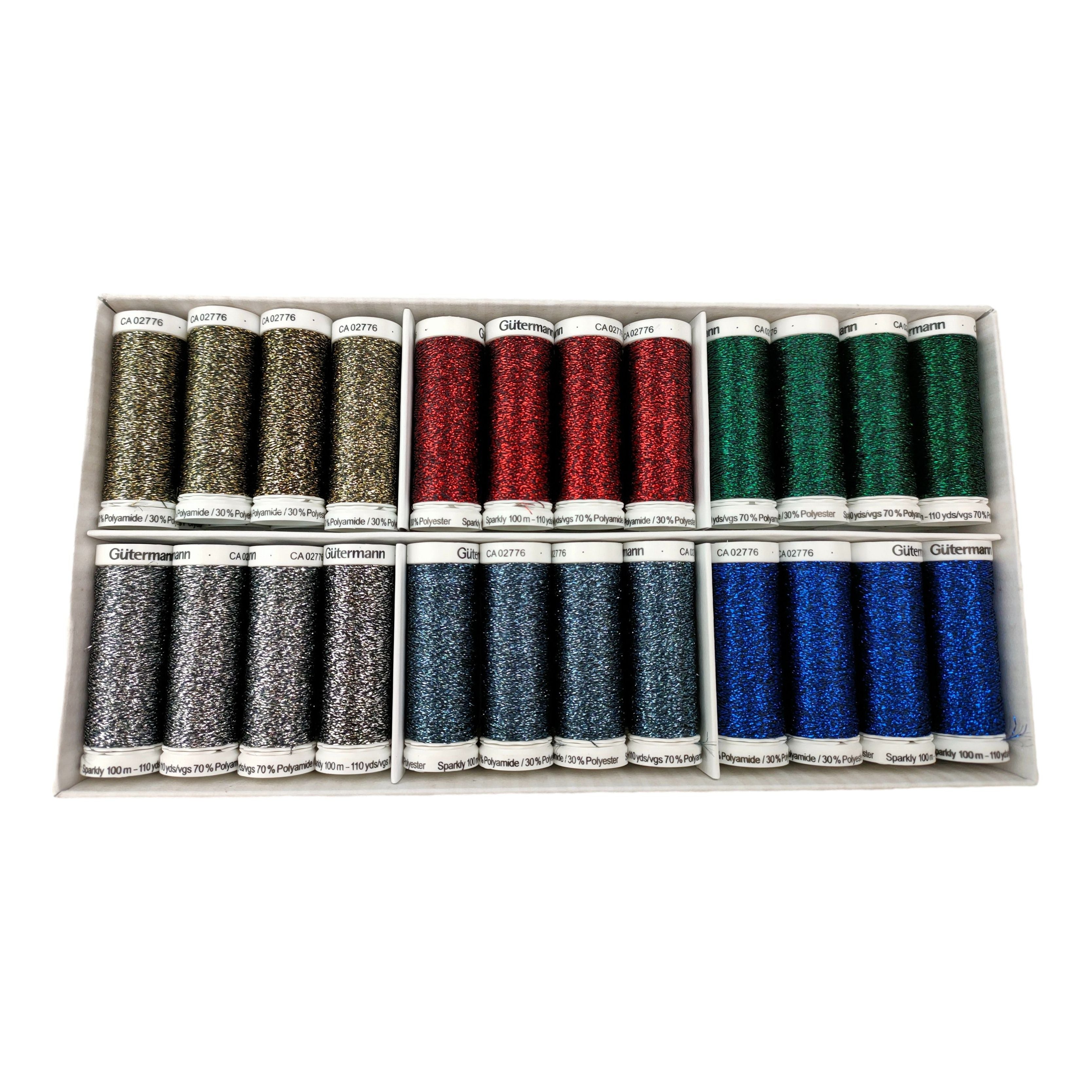 Set de 48 Hilos Sparkly 100mts